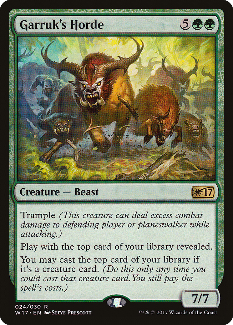Garruk's Horde (W17-024) [Welcome Deck 2017]
