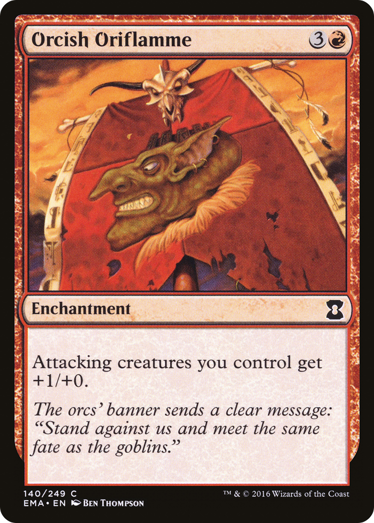 Orcish Oriflamme (EMA-140) [Eternal Masters]