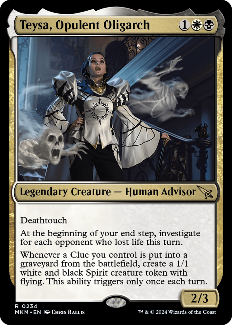 Teysa, Opulent Oligarch (MKM-234) [Murders at Karlov Manor]
