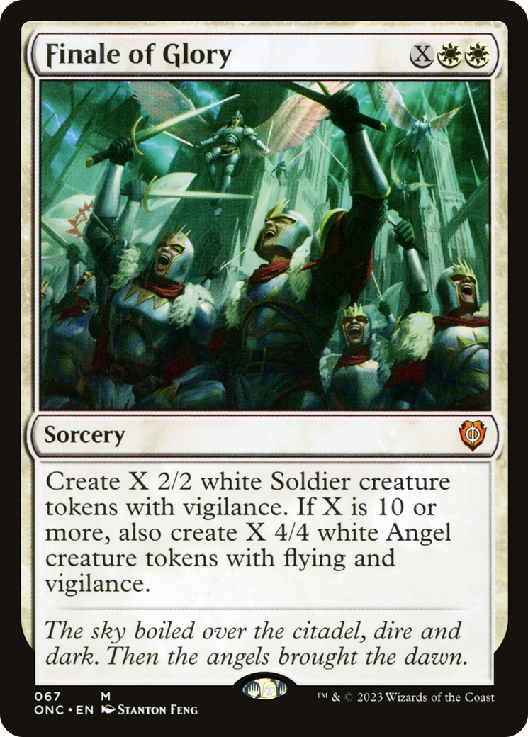 Finale of Glory (ONC-067) [Phyrexia: All Will Be One Commander]