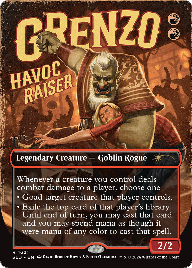 Grenzo, Havoc Raiser (SLD-1621) (Borderless) [Secret Lair Drop]