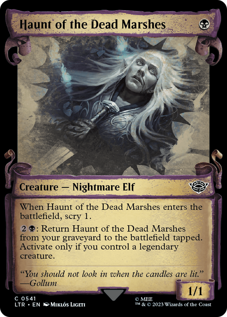 Haunt of the Dead Marshes (LTR-541) [The Lord of the Rings: Tales of Middle-earth]: (Showcase) Foil