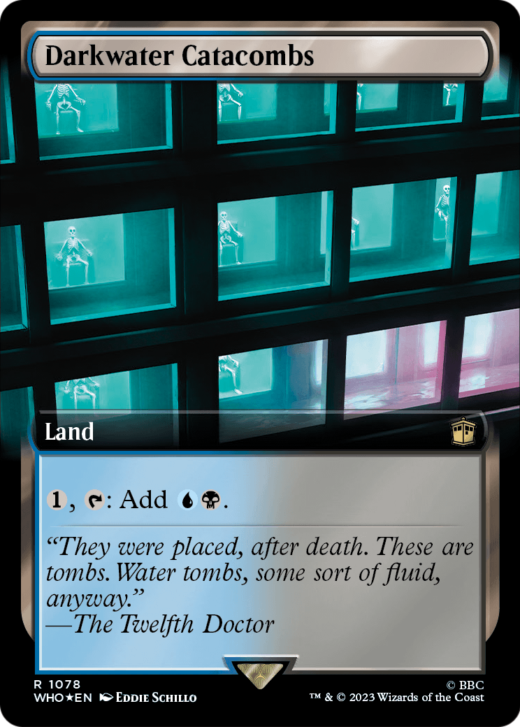 Darkwater Catacombs (Extended Art) (Surge Foil) (WHO-1078) [Doctor Who] Foil