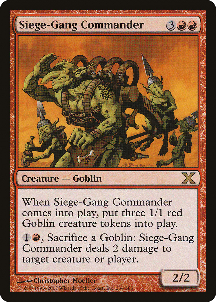 Siege-Gang Commander (10E-234) [Tenth Edition]