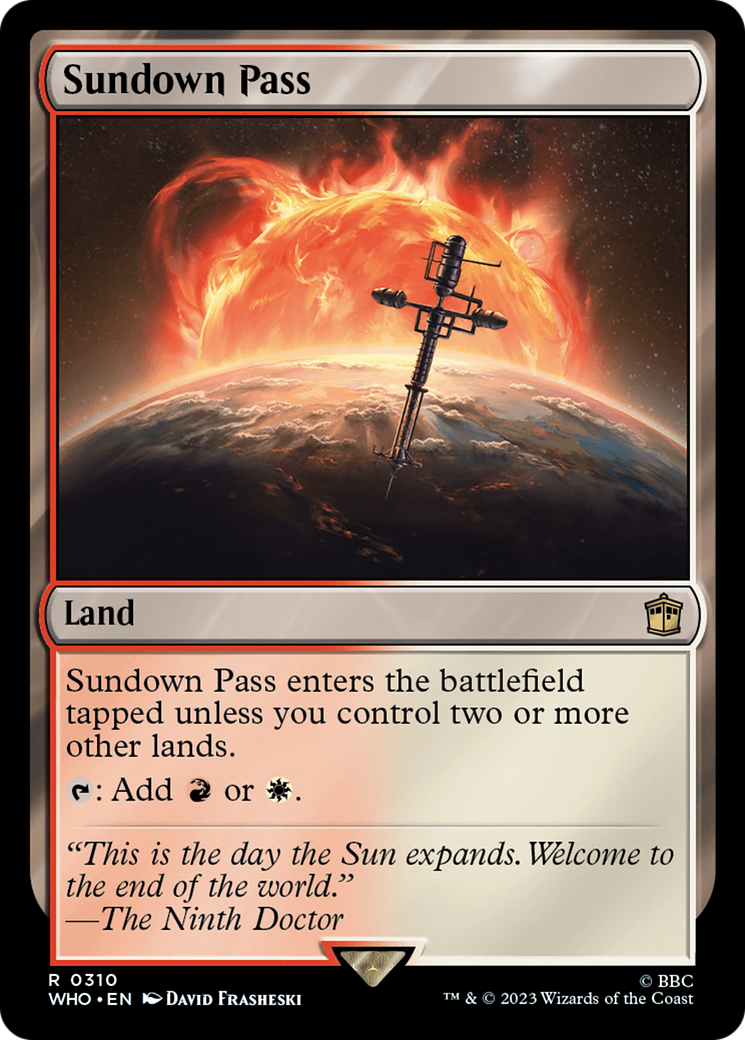 Sundown Pass (WHO-310) [Doctor Who]
