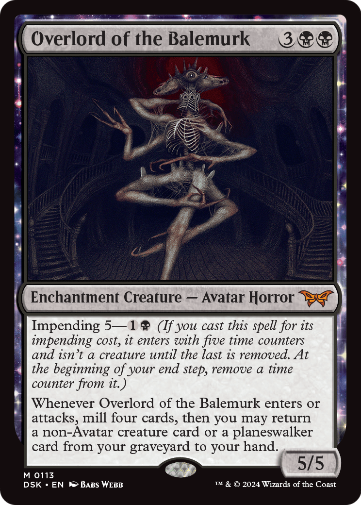 Overlord of the Balemurk (DSK-113) [Duskmourn: House of Horror]
