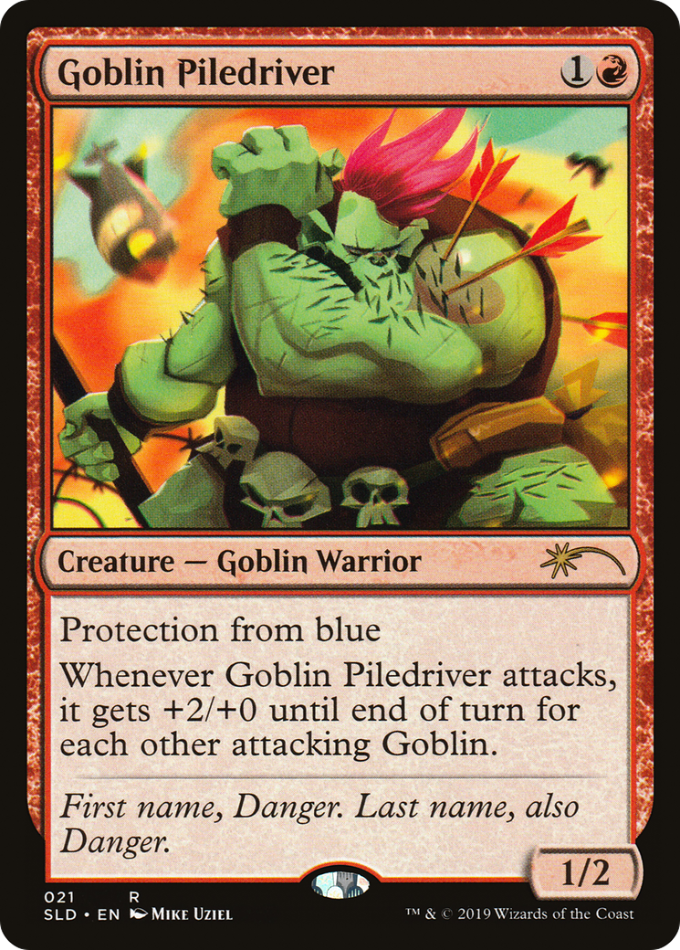 Goblin Piledriver (SLD-021) [Secret Lair Drop]