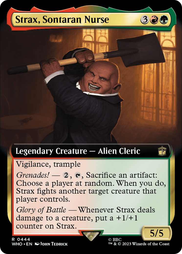 Strax, Sontaran Nurse (WHO-444) [Doctor Who]: (Extended Art)