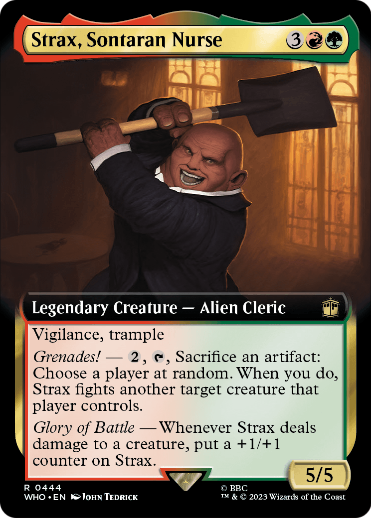 Strax, Sontaran Nurse (Extended Art) (WHO-444) [Doctor Who] Foil