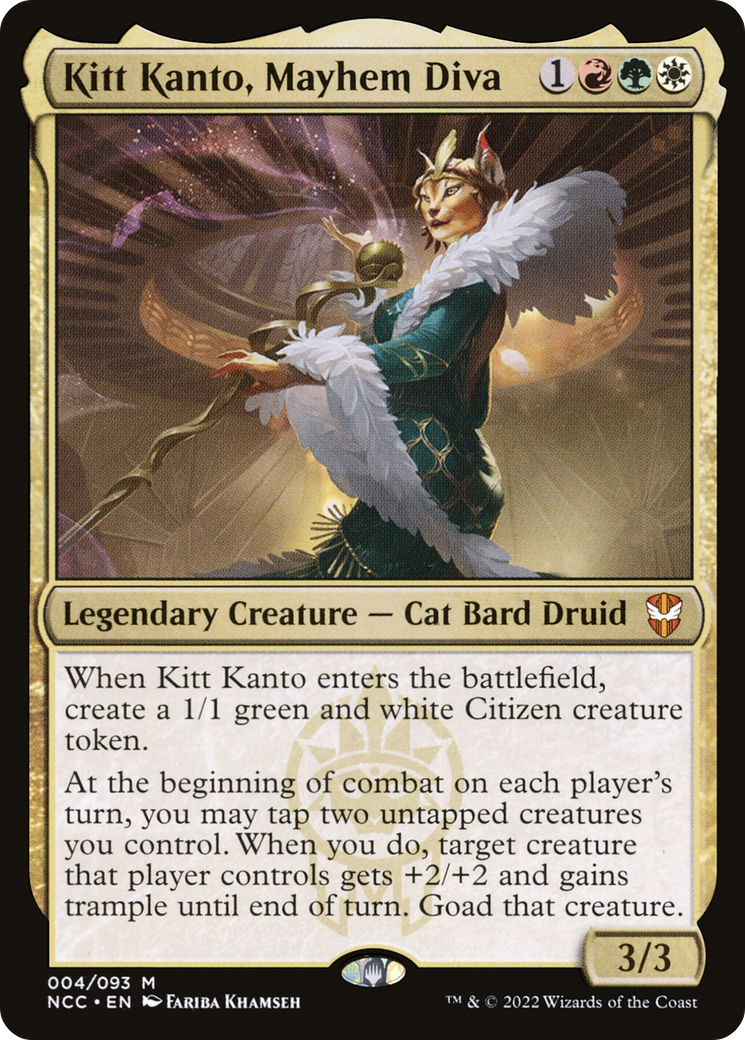 Kitt Kanto, Mayhem Diva (NCC-004) [New Capenna Commander] Foil