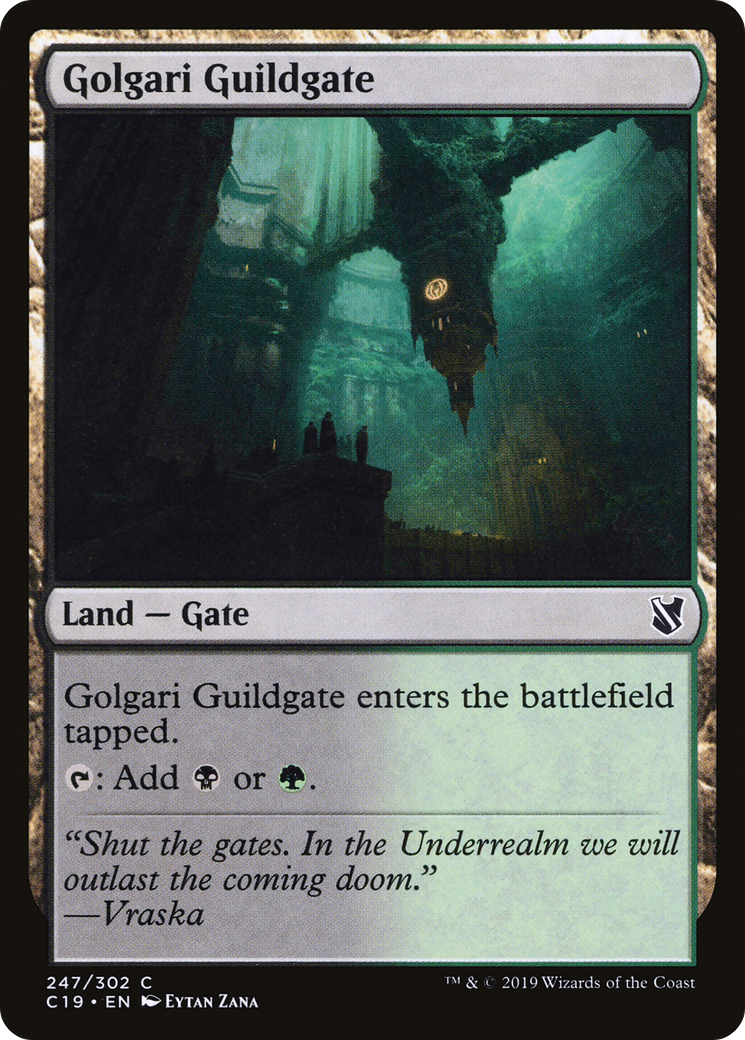 Golgari Guildgate (C19-247) [Commander 2019]