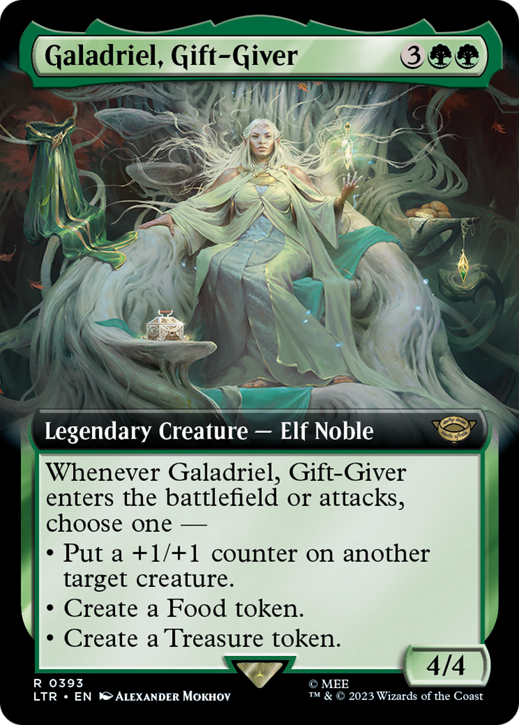 Galadriel, Gift-Giver (LTR-393) [The Lord of the Rings: Tales of Middle-earth]: (Extended Art)