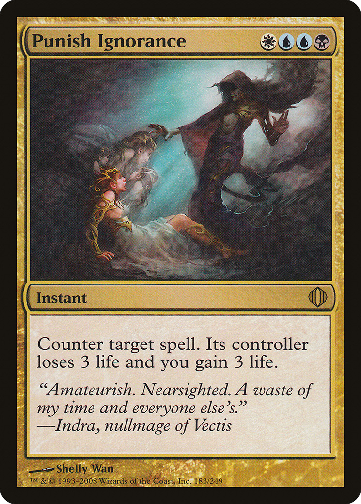 Punish Ignorance (ALA-183) [Shards of Alara]