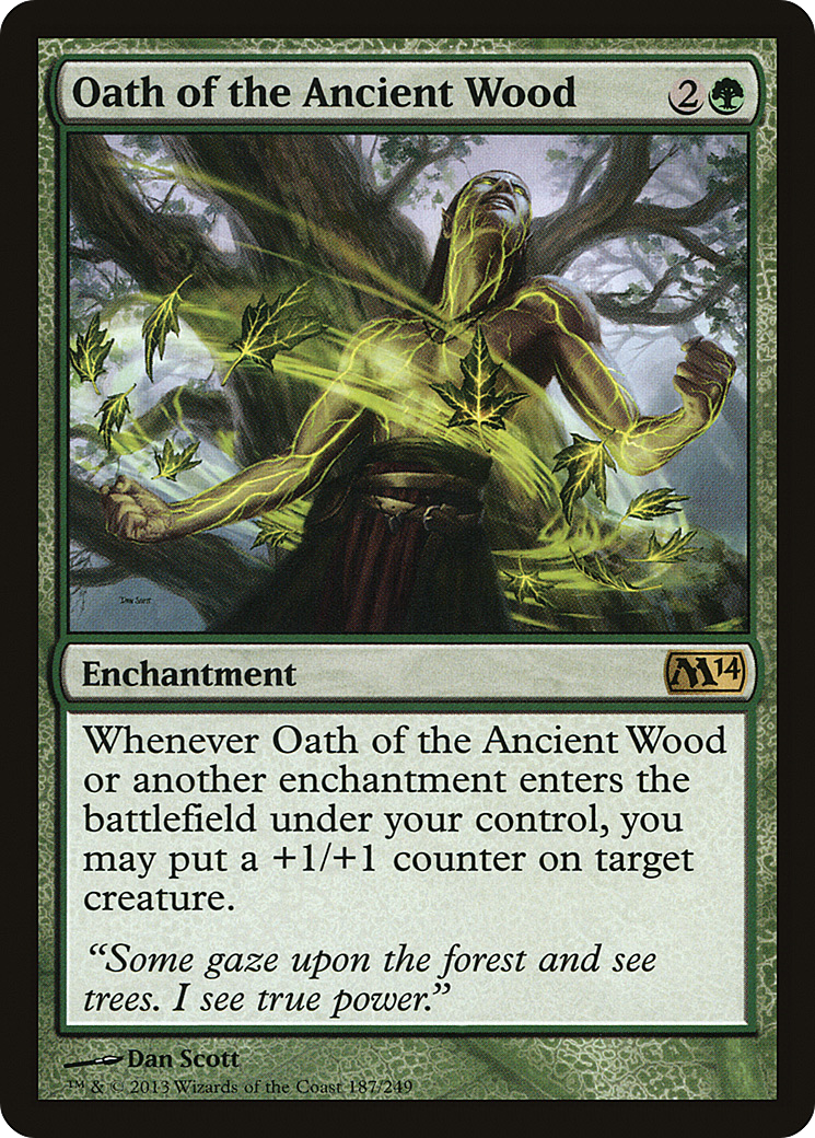 Oath of the Ancient Wood (M14-187) [Magic 2014]