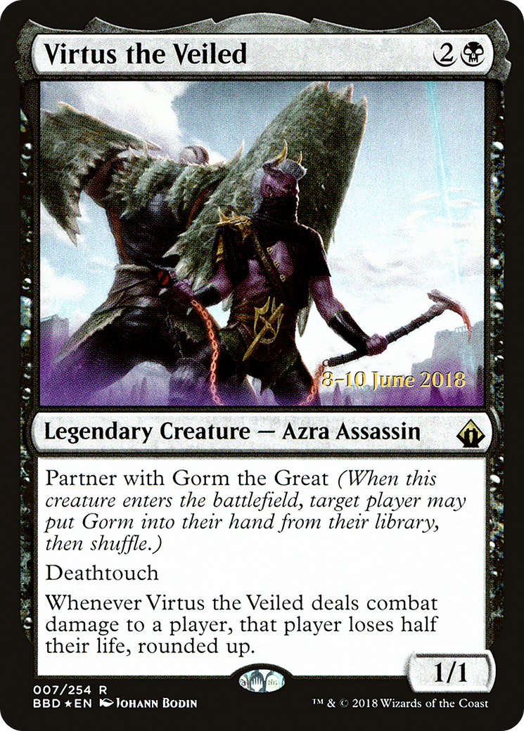 Virtus the Veiled (LARP-07S) [Battlebond Promos] Foil