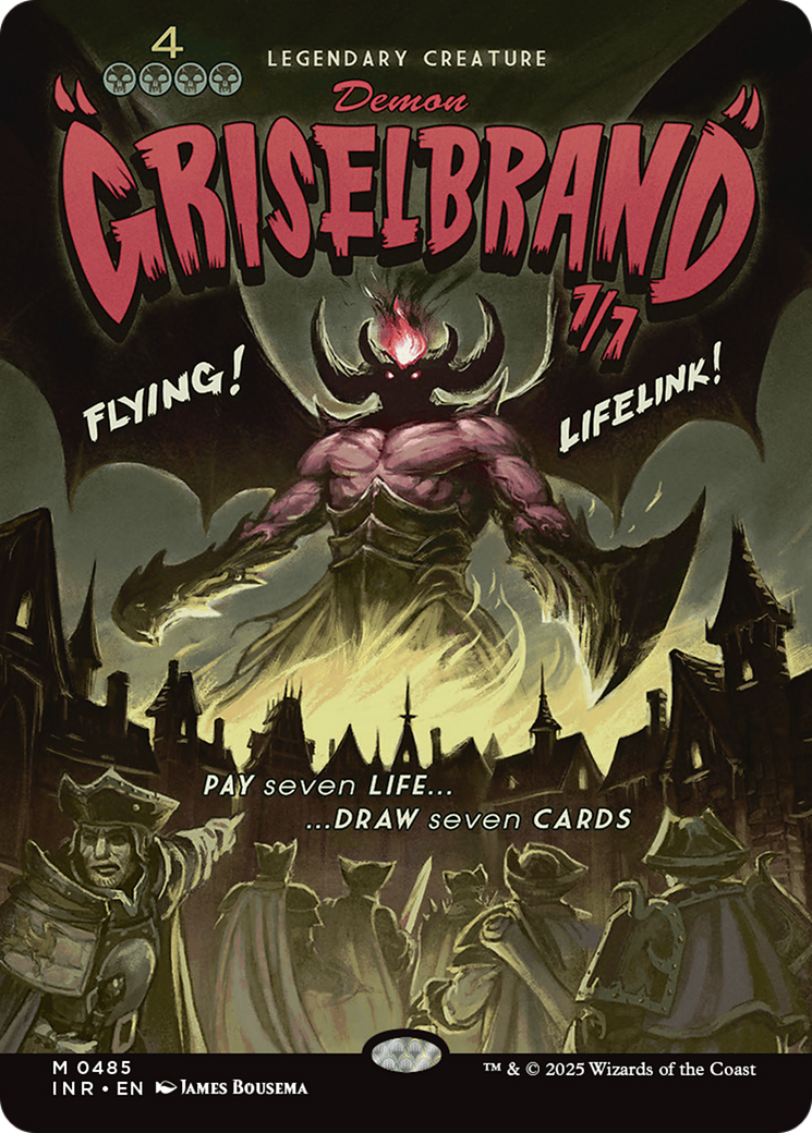 Griselbrand (INR-485) [Innistrad Remastered]: (Showcase) (Borderless) Foil