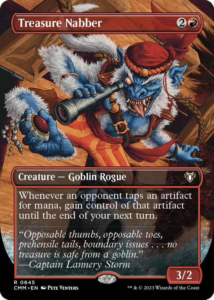 Treasure Nabber (Borderless) (CMM-645) [Commander Masters]