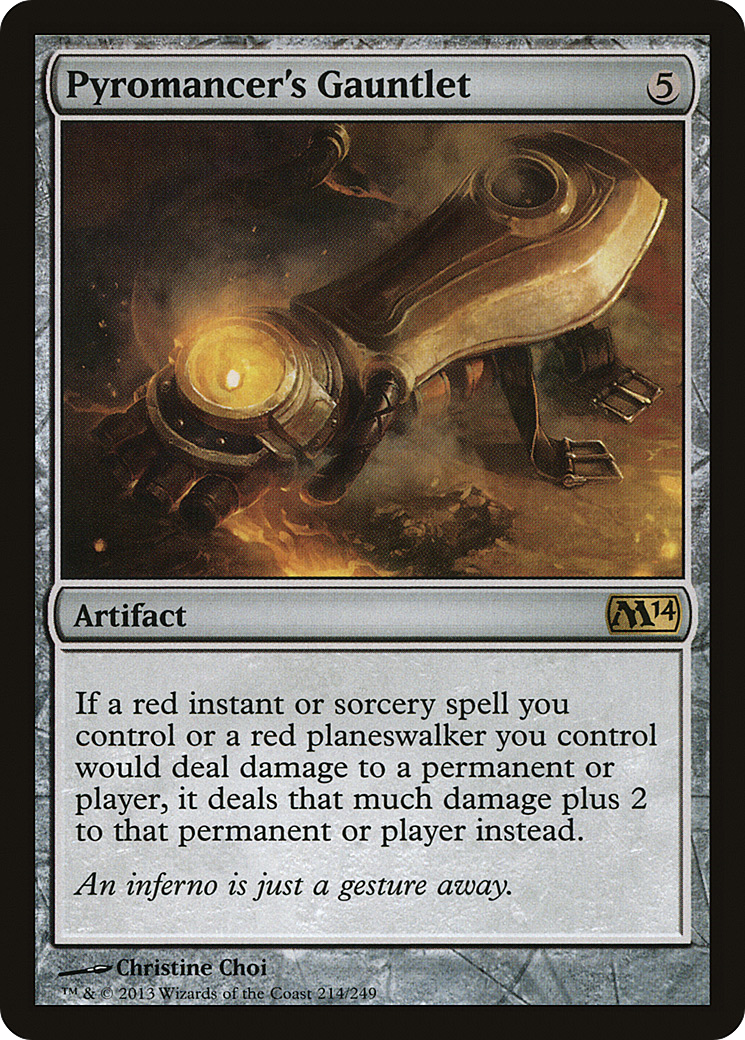 Pyromancer's Gauntlet (M14-214) [Magic 2014]