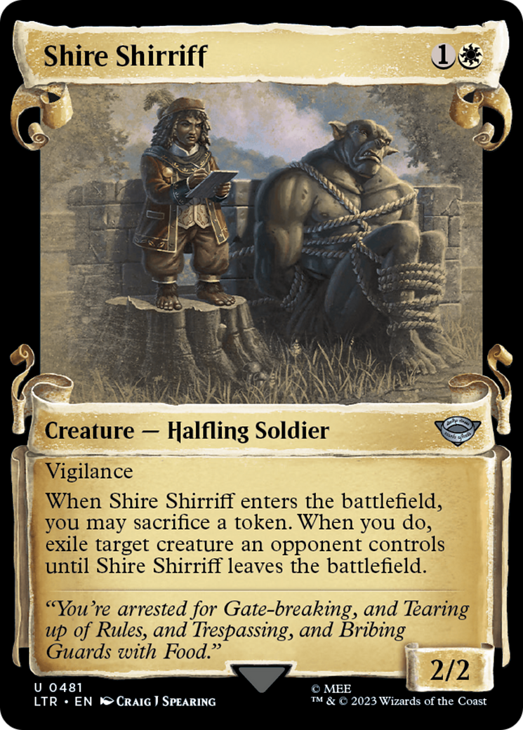 Shire Shirriff (LTR-481) [The Lord of the Rings: Tales of Middle-earth]: (Showcase)