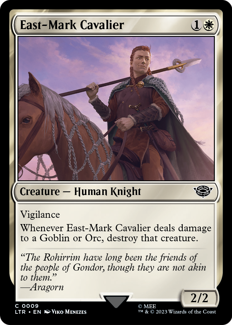 East-Mark Cavalier (LTR-009) [The Lord of the Rings: Tales of Middle-earth]