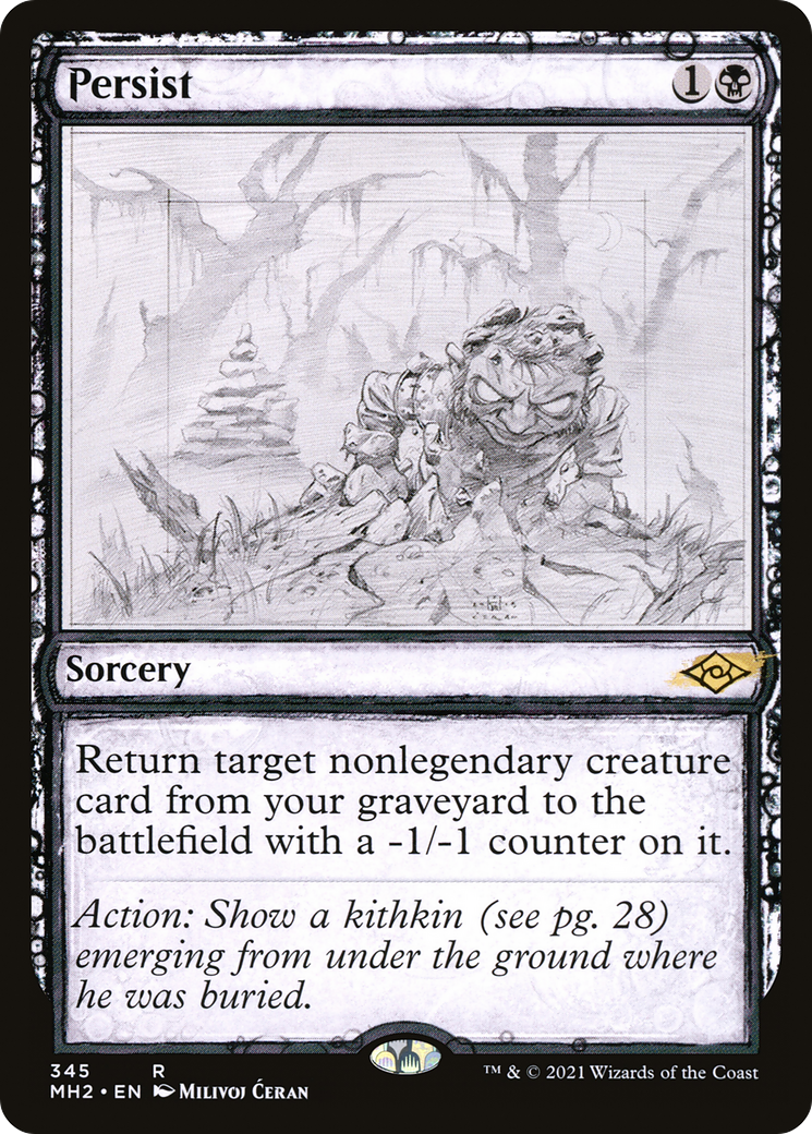 Persist (MH2-345) [Modern Horizons 2]: (Showcase) Foil