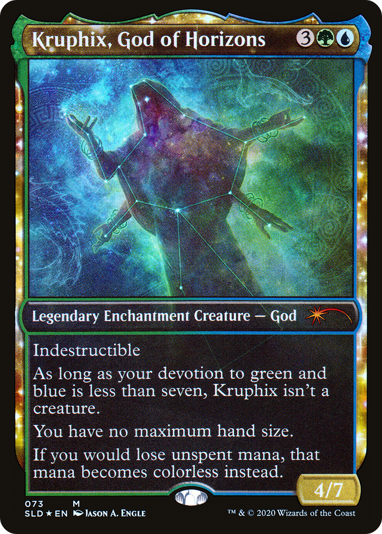 Kruphix, God of Horizons (SLD-073) (Showcase) [Secret Lair Drop] Foil