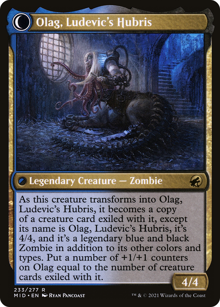 Ludevic, Necrogenius // Olag, Ludevic's Hubris (LIST-MID-233) [The List]: (Double Faced Transform)