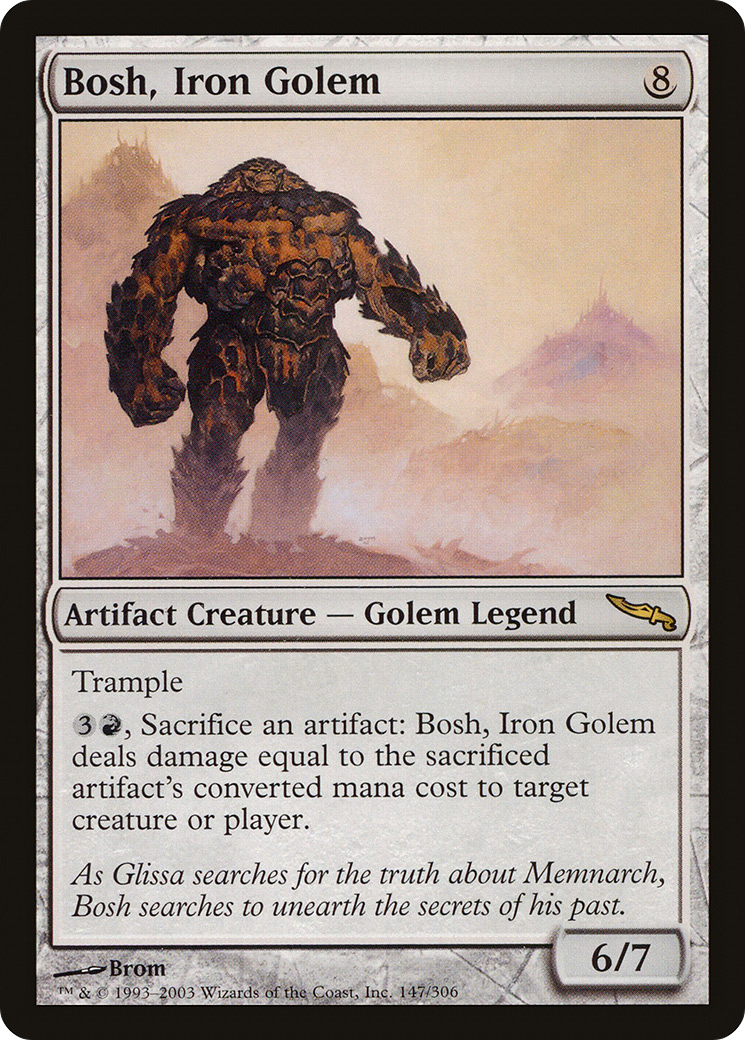 Bosh, Iron Golem (MRD-147) [Mirrodin] Foil
