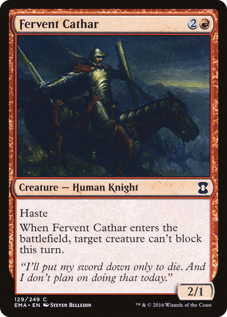 Fervent Cathar (EMA-129) [Eternal Masters]