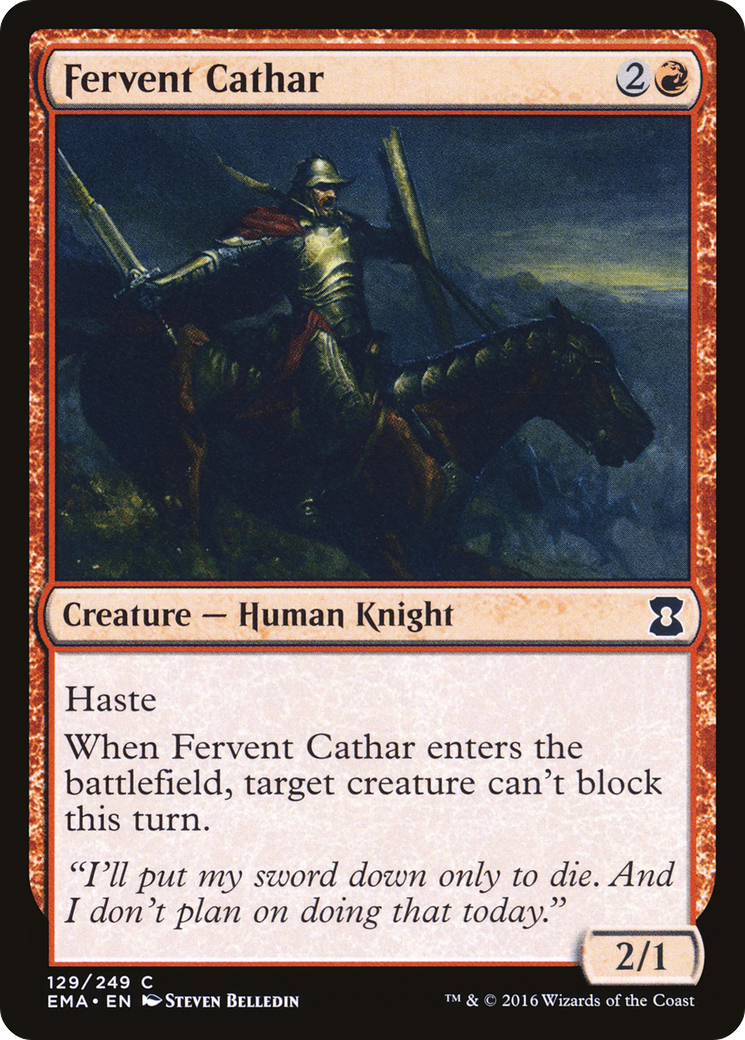 Fervent Cathar (EMA-129) [Eternal Masters]