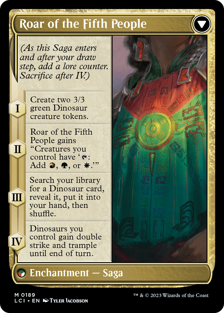 Huatli, Poet of Unity // Roar of the Fifth People (LCI-189) [The Lost Caverns of Ixalan]