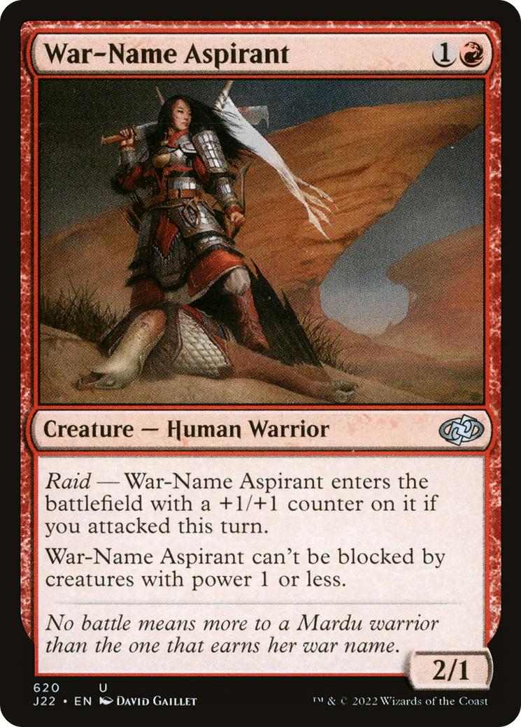 War-Name Aspirant (J22-620) [Jumpstart 2022]