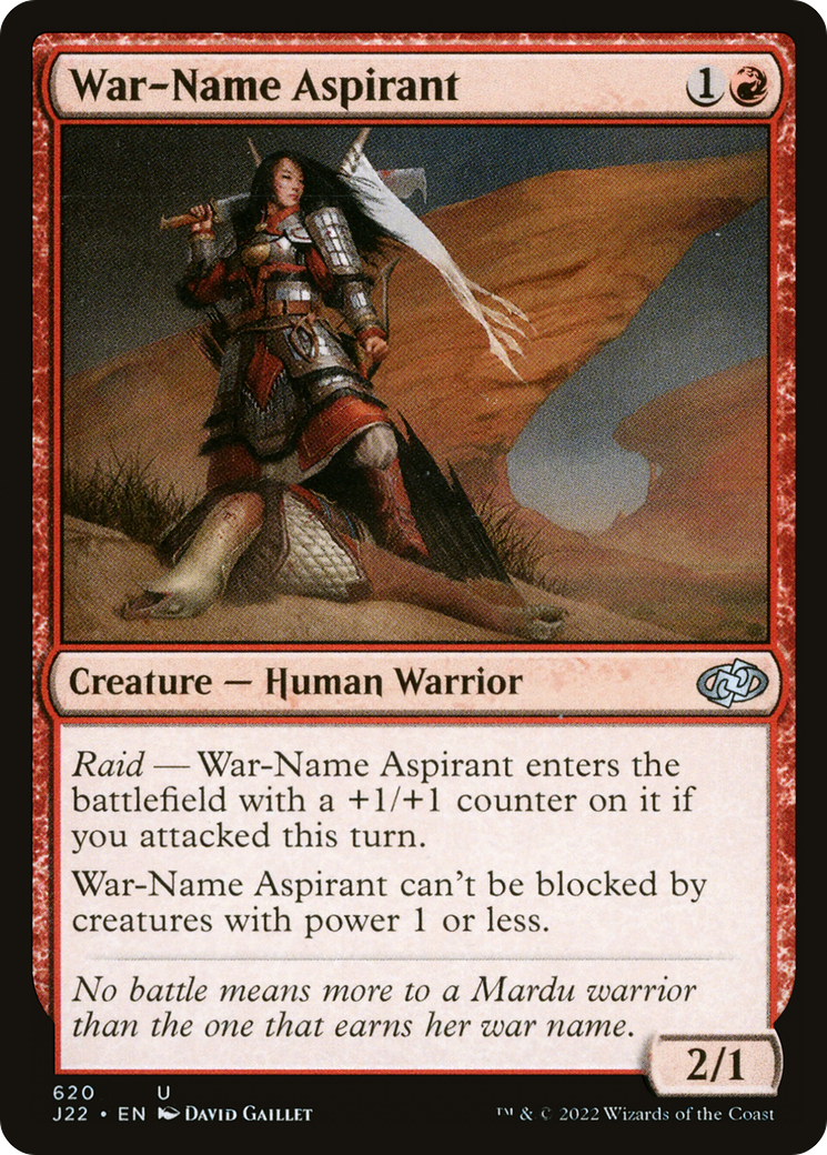 War-Name Aspirant (J22-620) [Jumpstart 2022]