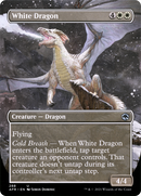 White Dragon (Borderless) (AFR-288) [Adventures in the Forgotten Realms] Foil