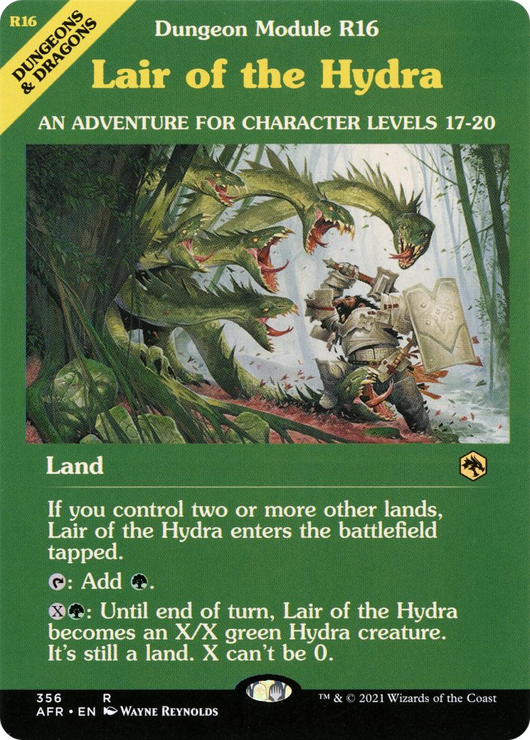 Lair of the Hydra (Dungeon Module) (AFR-356) (Showcase) [Adventures in the Forgotten Realms]