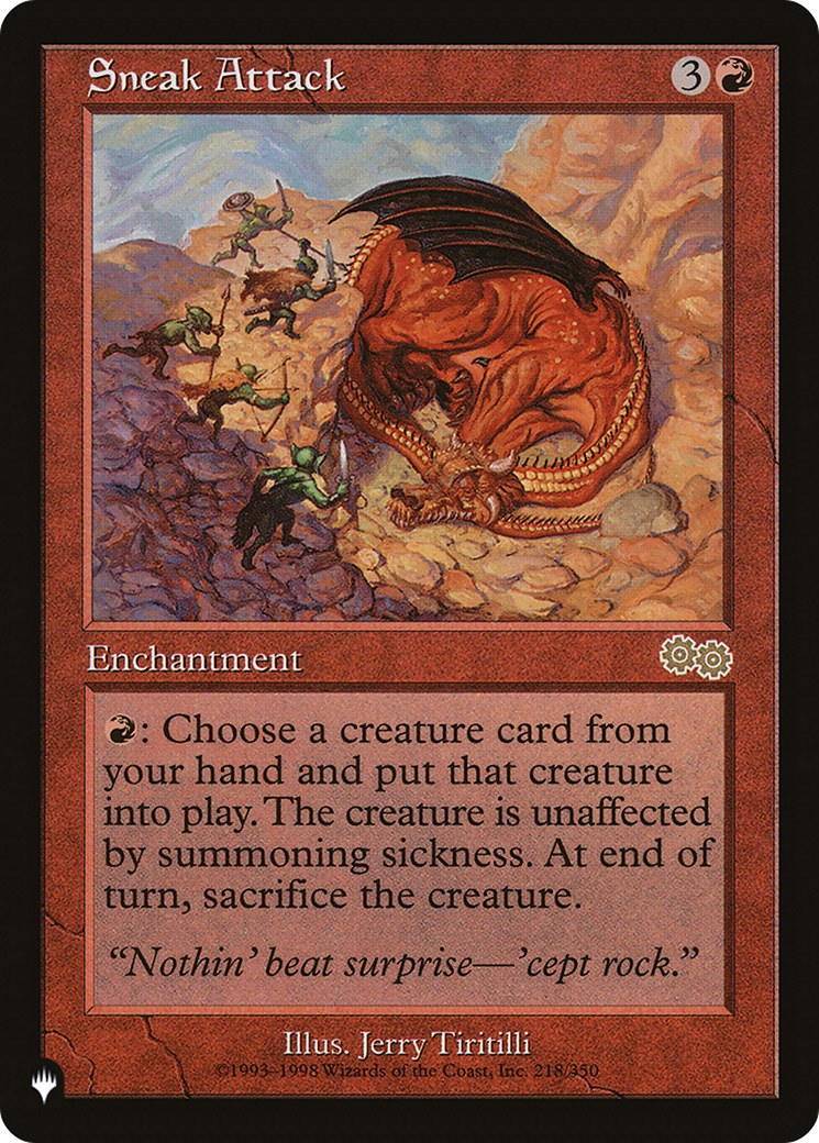 Sneak Attack (LIST-USG-218) [The List]