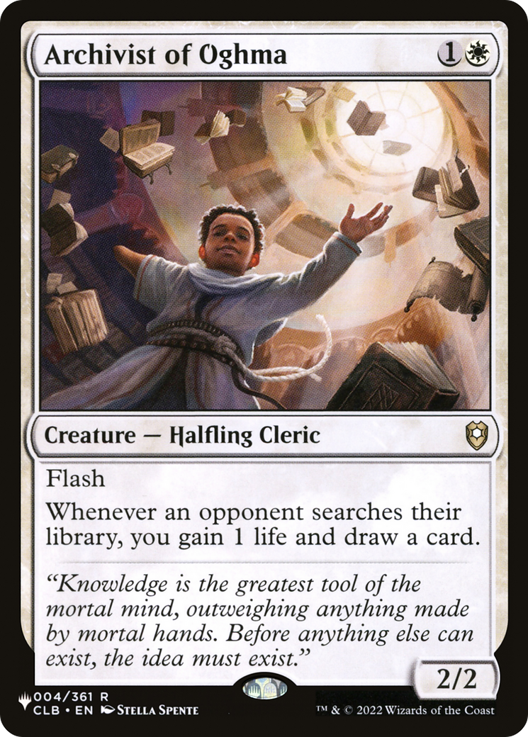 Archivist of Oghma (LIST-CLB-4) [The List]