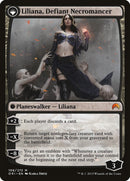 Liliana, Heretical Healer // Liliana, Defiant Necromancer (ORI-106) [Magic Origins]: (originpwdfc) Foil