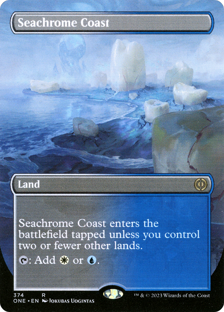 Seachrome Coast (ONE-374) [Phyrexia: All Will Be One] (Borderless)