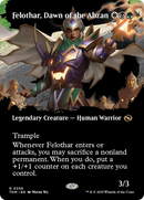 Felothar, Dawn of the Abzan (TDM-358) [Tarkir: Dragonstorm]: (Showcase) (Borderless)