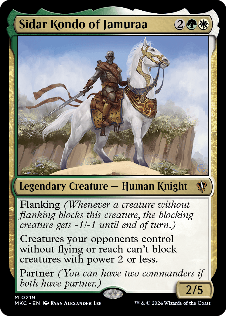 Sidar Kondo of Jamuraa (MKC-219) [Murders at Karlov Manor Commander]