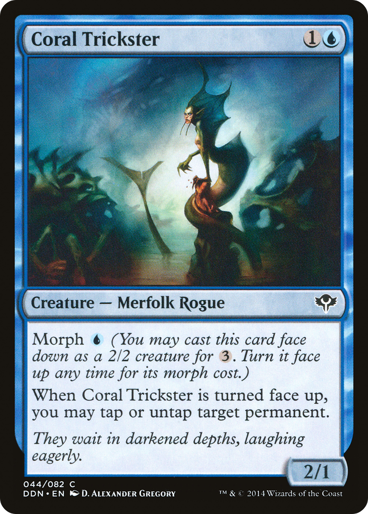 Coral Trickster (DDN-044) [Duel Decks: Speed vs. Cunning]