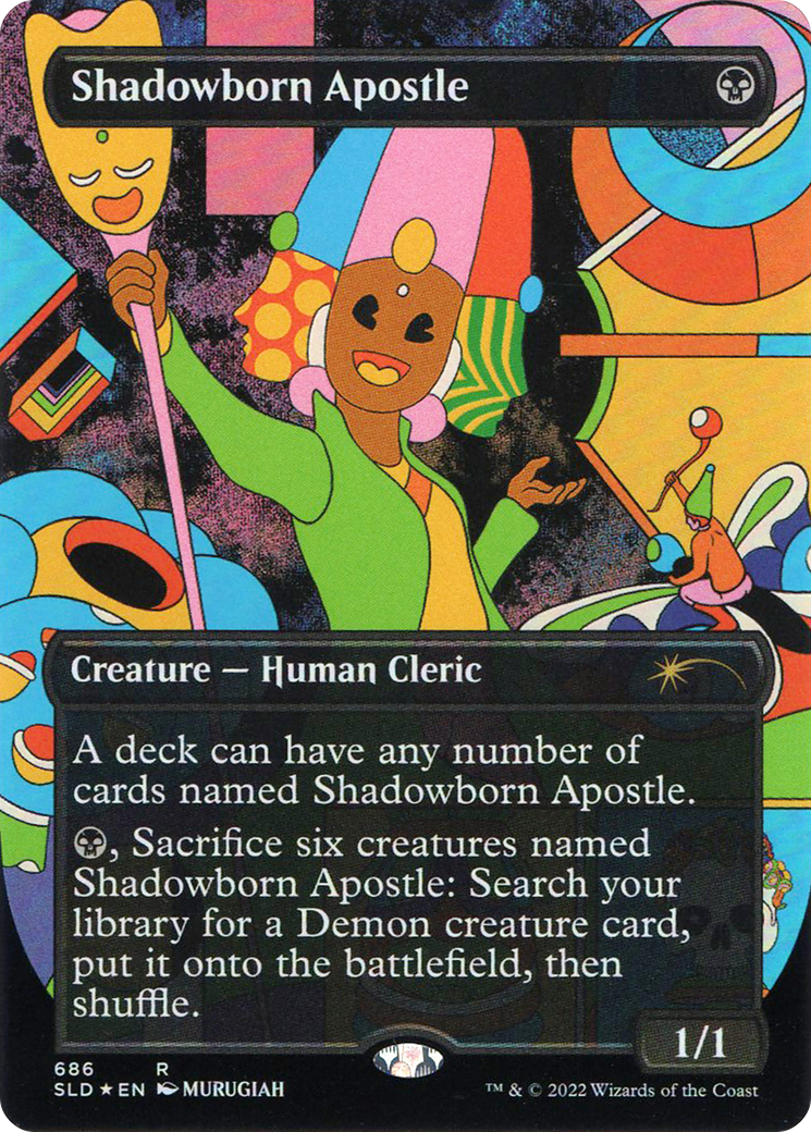 Shadowborn Apostle (SLD-686) [Secret Lair Drop] (Borderless) Foil