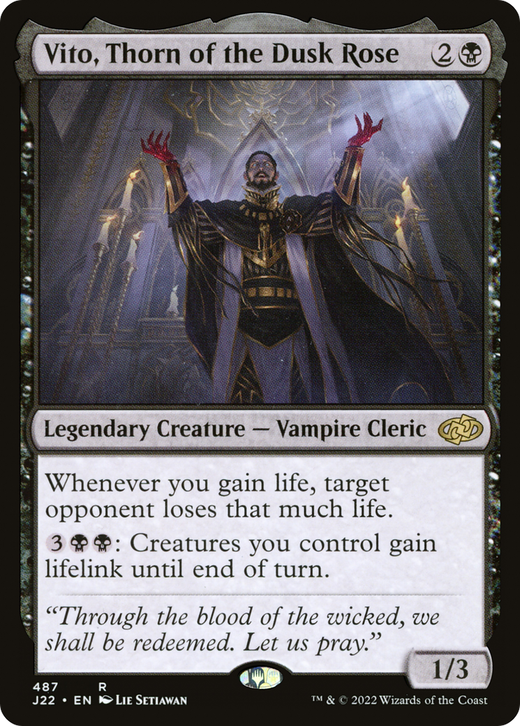 Vito, Thorn of the Dusk Rose (J22-487) [Jumpstart 2022]