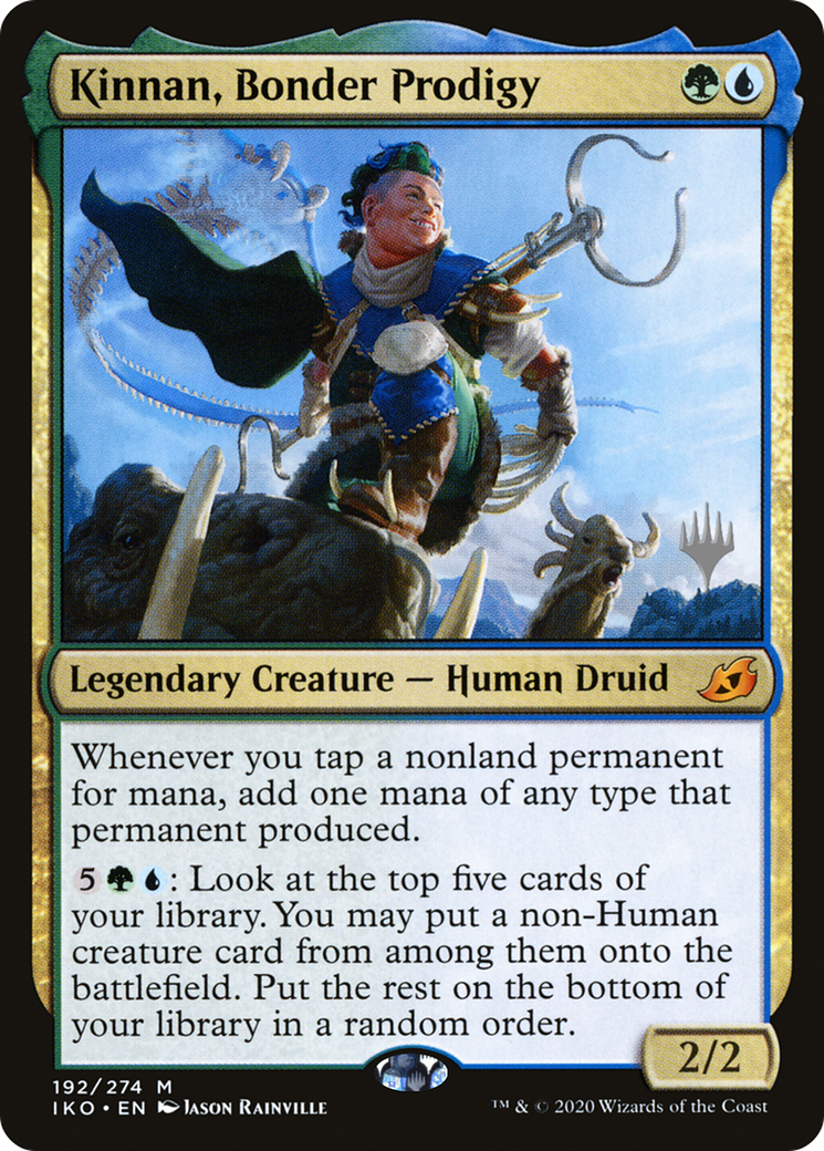 Kinnan, Bonder Prodigy (PPIKO-192P) [Ikoria: Lair of Behemoths Promos] Foil
