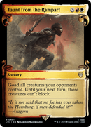 Taunt from the Rampart (LTC-481) [Tales of Middle-earth Commander]: (Showcase)