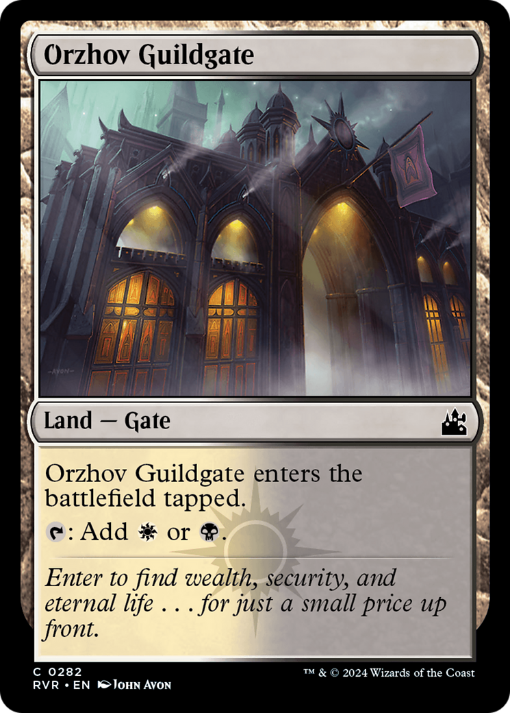 Orzhov Guildgate (RVR-282) [Ravnica Remastered]