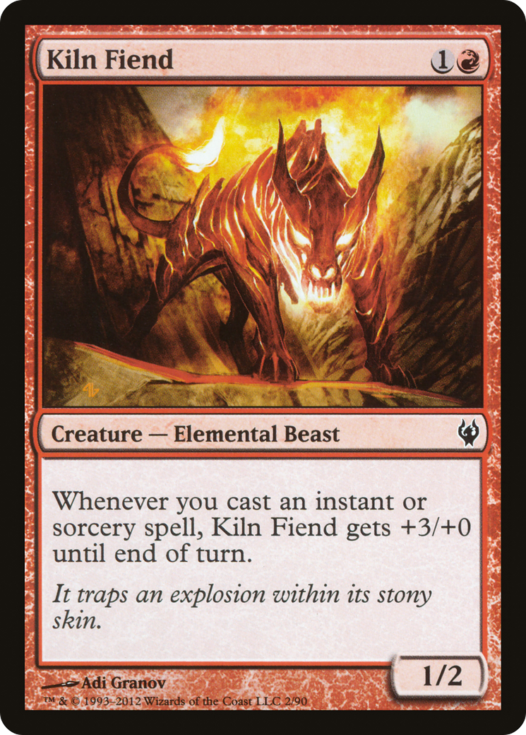 Kiln Fiend (DDJ-002) [Duel Decks: Izzet vs. Golgari]
