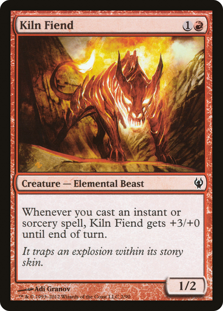 Kiln Fiend (DDJ-002) [Duel Decks: Izzet vs. Golgari]