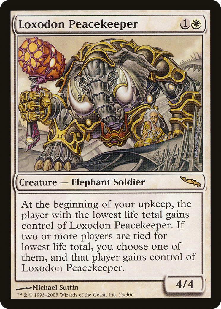 Loxodon Peacekeeper (MRD-013) [Mirrodin]